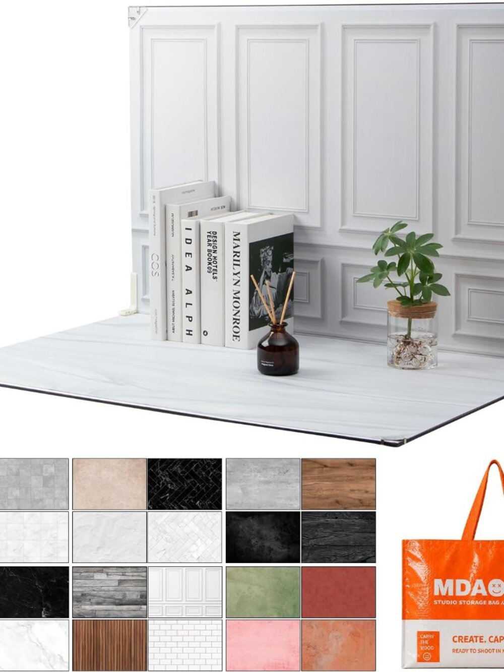 23 x 35 in Product Photography Backdrops, 12 Sheets, 24 Patterns